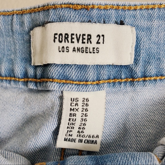 Size 26, Forever 21, Cat Jeans - Picture 3 of 4